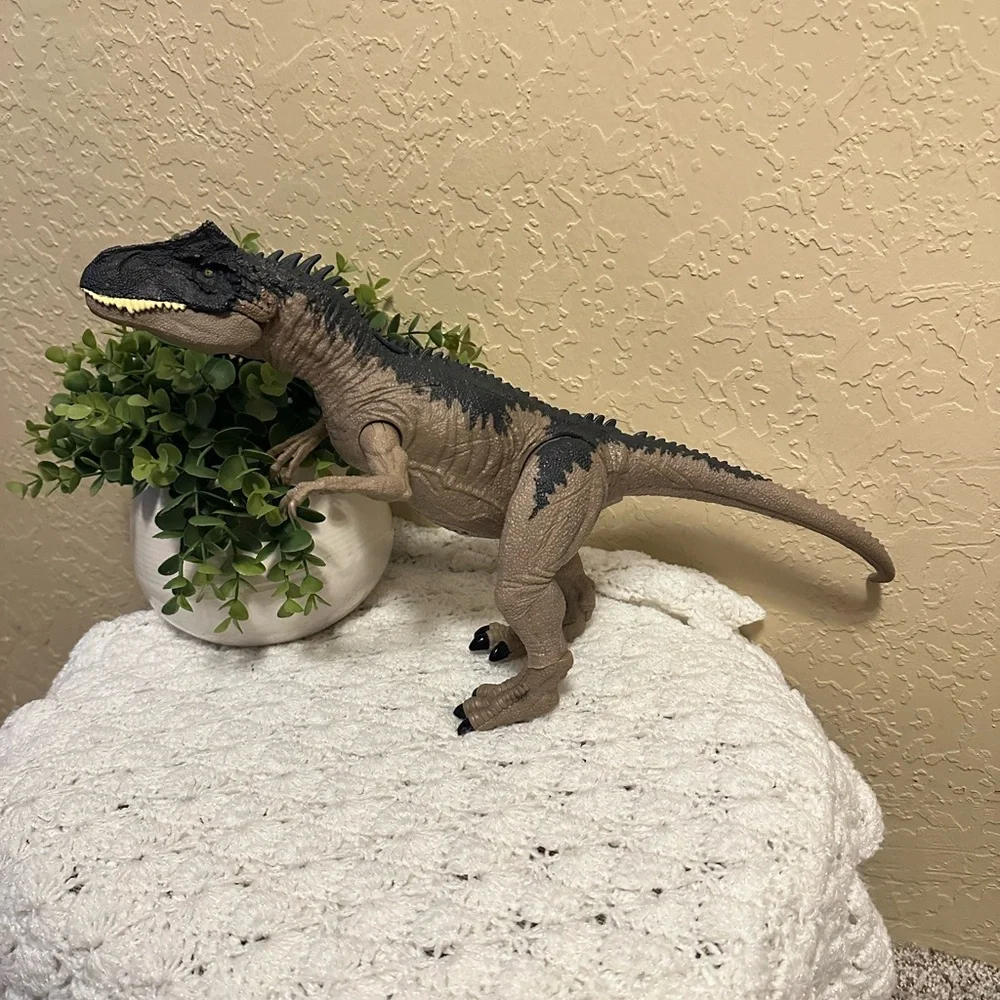 Jurassic World Dominion Extreme Damage Roarin' Allosaurus HFK06 Dinosaur Mattel - Picture 9 of 14